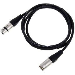 Câble XLR 3m, idéal pour des connexions audio courtes